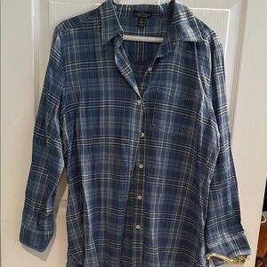 Denim & Supply Ralph Lauren Blue Plaid womens Shirt